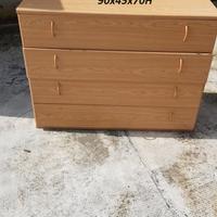 cassettiera quattro cassetti