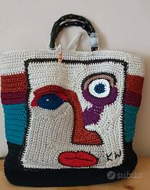 Borsa Artistica XL "Visione Cubista" 