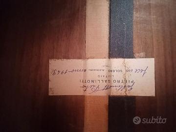 Chitarra classica di liuteria Pietro Gallinotti