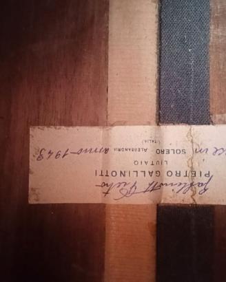 Chitarra classica di liuteria Pietro Gallinotti