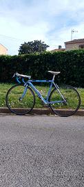 Bici da corsa Vektor azzurra - Campagnolo Mirage