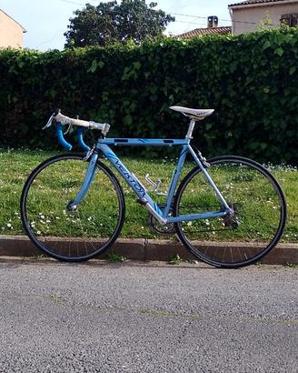Bici da corsa Vektor azzurra - Campagnolo Mirage