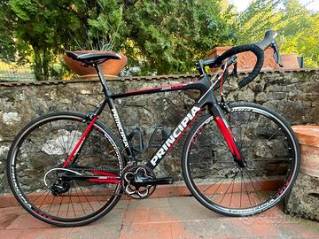 Bici corsa carbonio taglie 51/54/57 Shimano 105