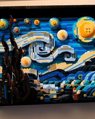 LEGO VAN GOGH Montato da parete