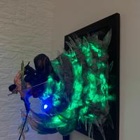Quadro 3D Action figure Zoro