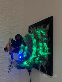 Quadro 3D Action figure Zoro