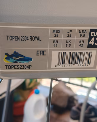 Scarpe da Padel Joma T.Open - WPT Edition (Tg. 43)