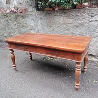 Tavolo antico metà '800 piano grosso