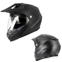 CASCO INTEGRALE MOTO ENDURO ADVENTURE SWAP'S NERO
