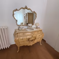 camera da letto stile barocco/rococò veneziano 