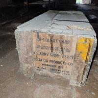 Cassa in legno americana seconda guerra mondiale 