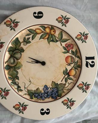 orologio da parete in ceramica stoneware