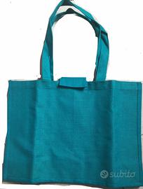 Borsa-sporta per il mare grande turchese