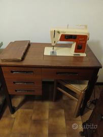 macchina da cucire vintage singer elettrica. 