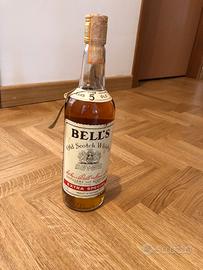Bottiglia vintage WHISKY Bell’s importato Italbell