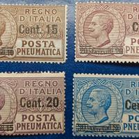 REGNO 1924/25 Pneumatica tipo Leoni sovrastampati