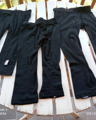 1° strato sci e pantaloni sci