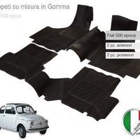 Tappetini Fiat 500 epoca nero