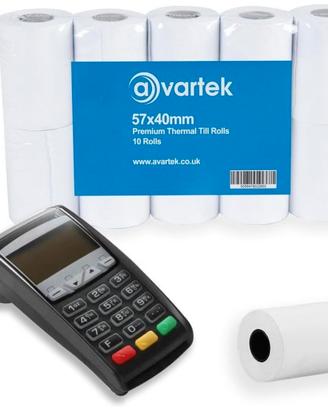 Rotoli carta termica 57 x 40 mm pos registratore