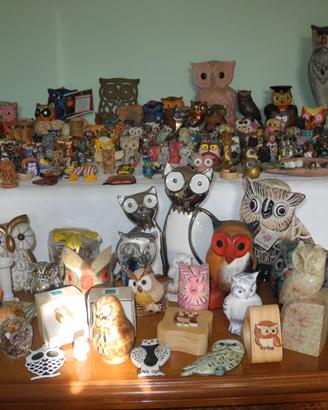 GRANDE COLLEZIONE DI GUFI