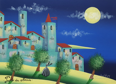 Quadro olio su tela di Paolo Da Norcia