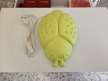 Lampada ikea bambini coccinella verde