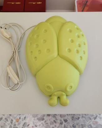Lampada ikea bambini coccinella verde