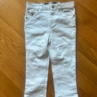 Jeans bianco Burberry taglia 2 anni/92 cm
