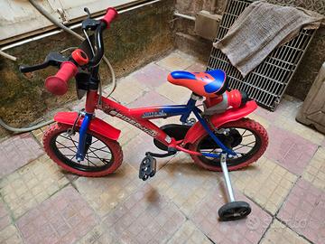 Bici bimbo spiderman