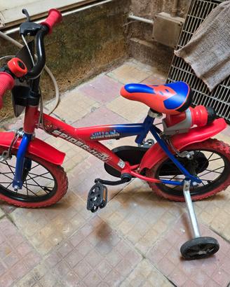 Bici bimbo spiderman