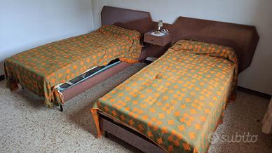 Camera a due letti 1 persona e mezza massello como