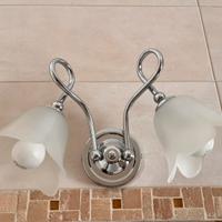 Applique color acciaio E14