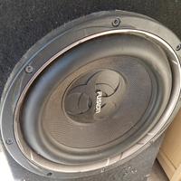 subwoofer e amplificatore fusion