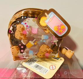 Capibara - set astuccio trasparente e portamonete