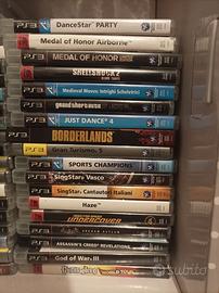 PS3 giochi vari usati