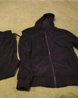 Completo pantalone cargo e giubbino in velluto