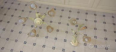 Lampadario +aplic per bagno