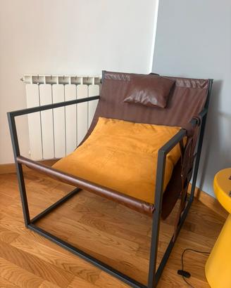 Poltrona lounge da interno/esterno