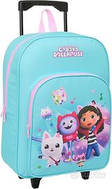 GABBY'S DOLLHOUSE - Zaino per bambini con carrello