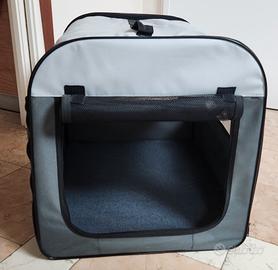 trasportino pieghevole per cani