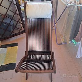 Sedia sdraio giardino