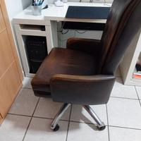 Sedia Smania in pelle