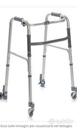 Girello per anziani con rotelle