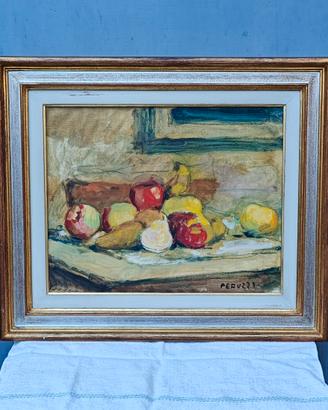 Quadro natura morta Peruzzi olio su tela