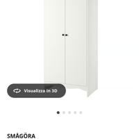 mobile armadio guardaroba bianco