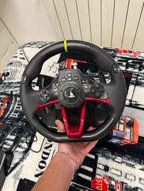 Volante da corsa HORI per PlayStation + pedaliera