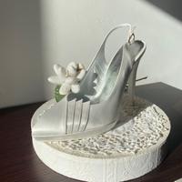 scarpe da sposa in raso.N. 38