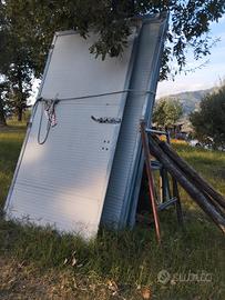 Porte e travi in ferro per capannone 
