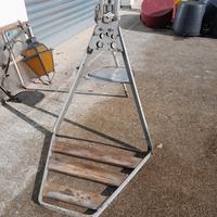 morsa per tubi a cavalletto  con filiere