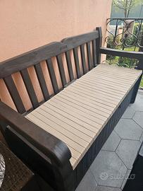 Panchina contenitore per esterno